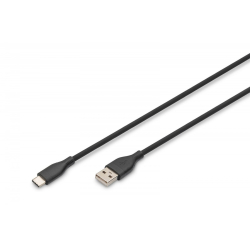 DIGITUS Kabel zasilający silikonowy USB-A - USB-C,